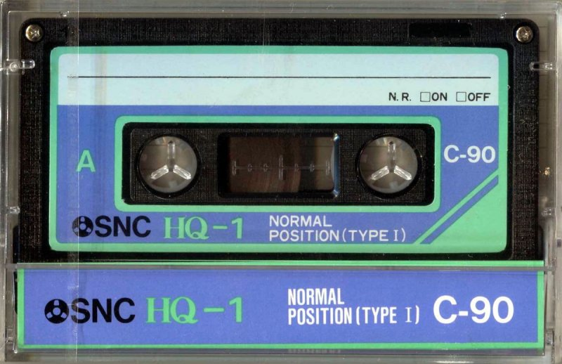 Compact Cassette SNC HQ-1 90 Type I Normal