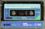 Compact Cassette SNC HQ-1 90 Type I Normal
