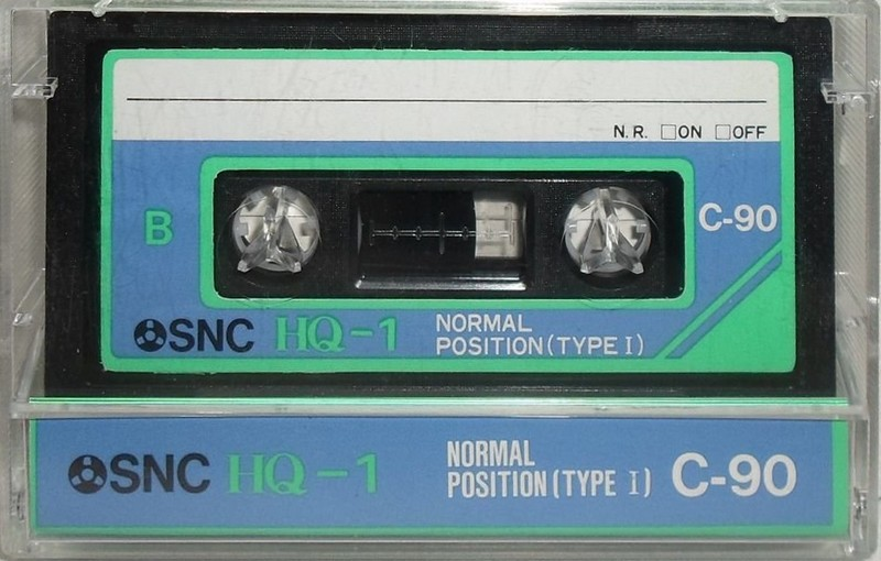 Compact Cassette SNC HQ-1 90 Type I Normal
