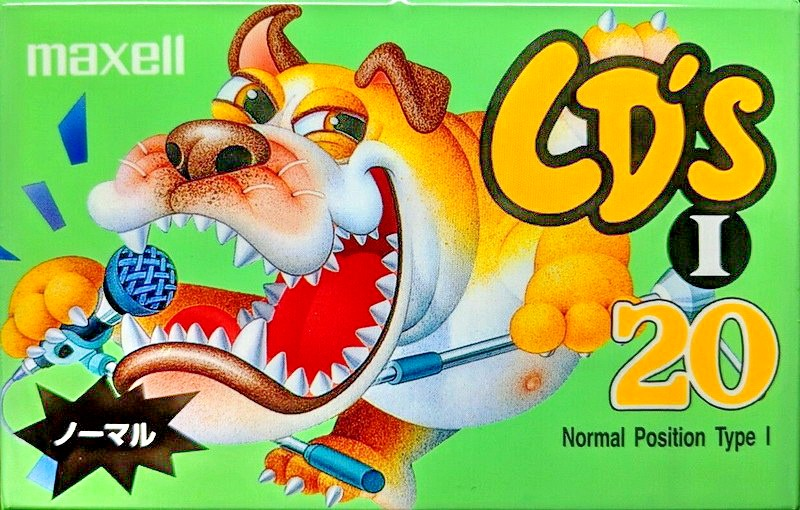 Compact Cassette Maxell CD`s I / CD`s 1 20 "CDS1-20J" Type I Normal 1995 Japan