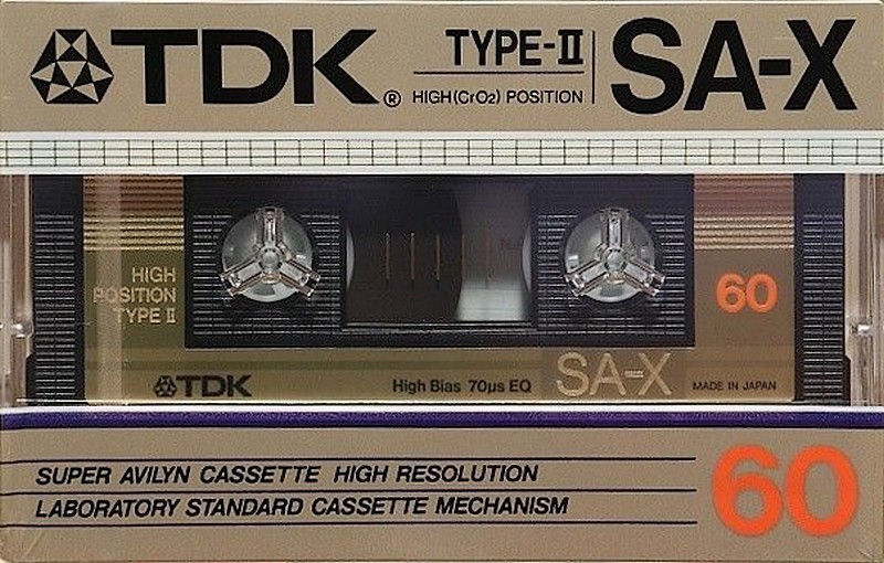 Compact Cassette: TDK  - SA-X 60