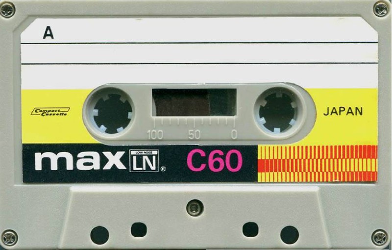 Compact Cassette Max 60 "LN" Type I Normal 1972 Europe