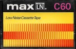 Compact Cassette Max 60 "LN" Type I Normal 1972 Europe