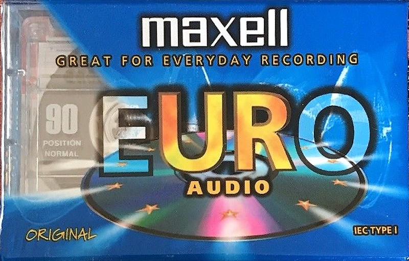 Compact Cassette Maxell UR 90 "EURO Audio" Type I Normal 1996 Europe