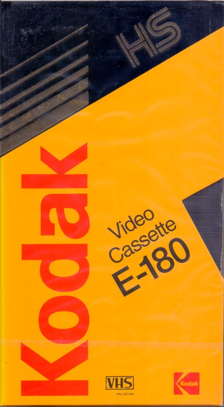 VHS, Video Home System:  Kodak - HS 180