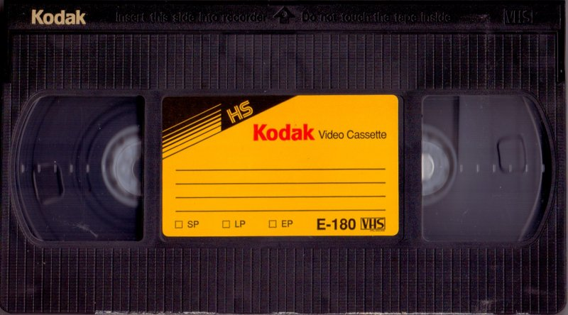 VHS, Video Home System:  Kodak - HS 180