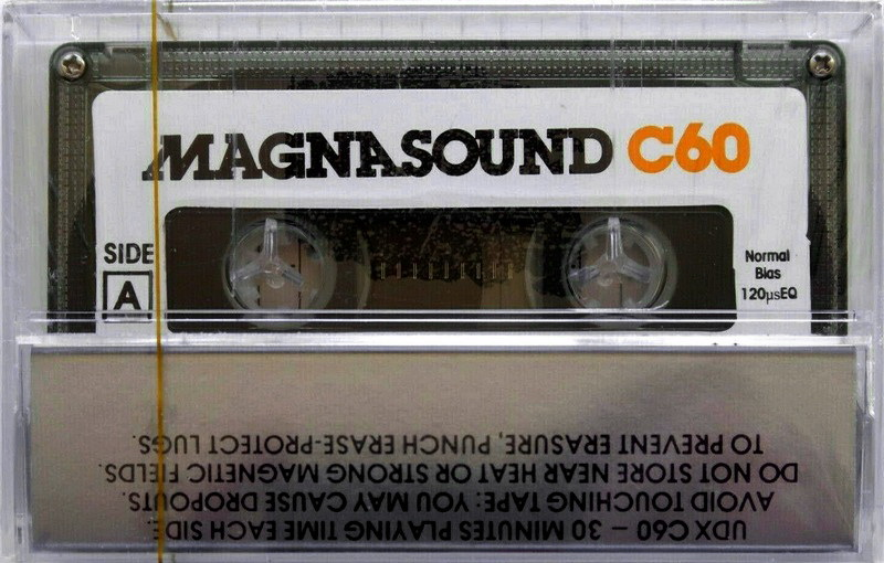 Compact Cassette Magna Sound 60 "UDX" Type I Normal 1980 Australia