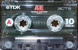 Compact Cassette TDK AE 10 "AE-10G" Type I Normal 2002 Japan