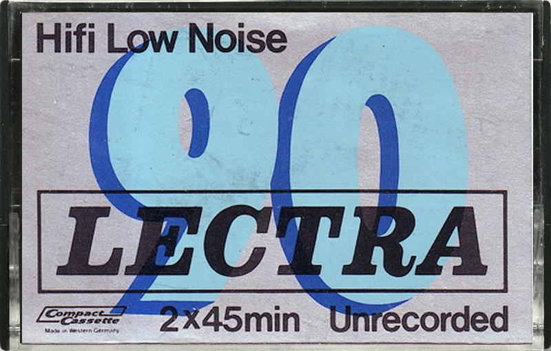 Compact Cassette Lectra 90 Type I Normal Germany