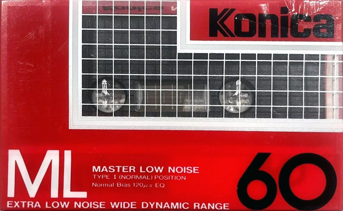 Compact Cassette Konica ML 60 Type I Normal 1984 Europe