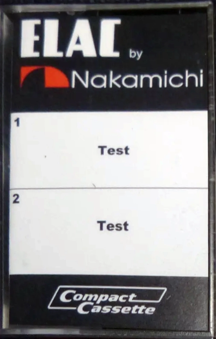 Compact Cassette Elac Test Cassette 1973 Germany
