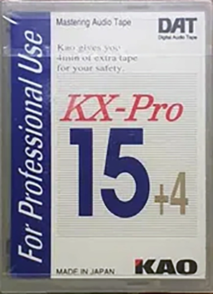 Digital Audio Tape KAO KX-Pro 19 Type IV Metal 1996 Japan