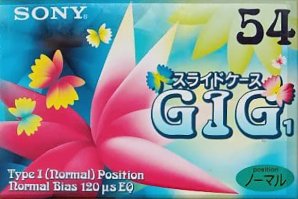 Compact Cassette Sony GIG-1 54 "C54GIG1F" Type I Normal 2000 Japan