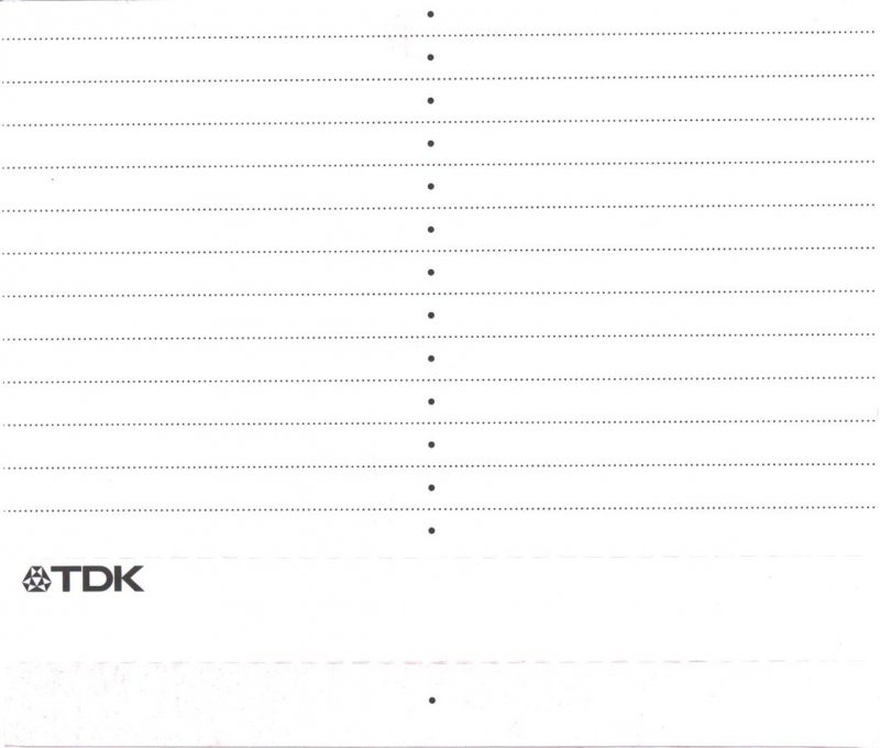 Compact Cassette: TDK  - D 90