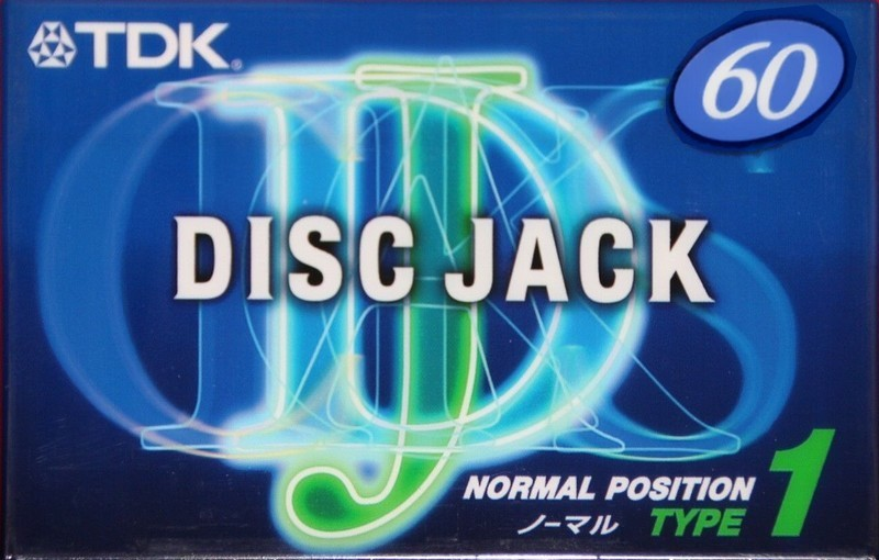 Compact Cassette TDK DJ1 Disc Jack 60 "DJ1-60F" Type I Normal 1999 Japan