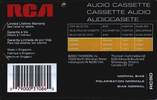 Compact Cassette RCA 90 Type I Normal 2003 Canada, USA