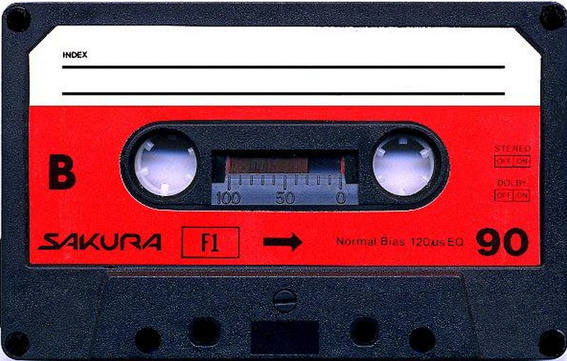 Compact Cassette Sakura F1 90 Type I Normal 1977 Italy