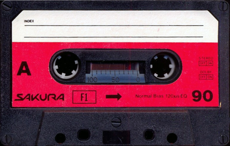 Compact Cassette Sakura F1 90 Type I Normal 1989 Italy