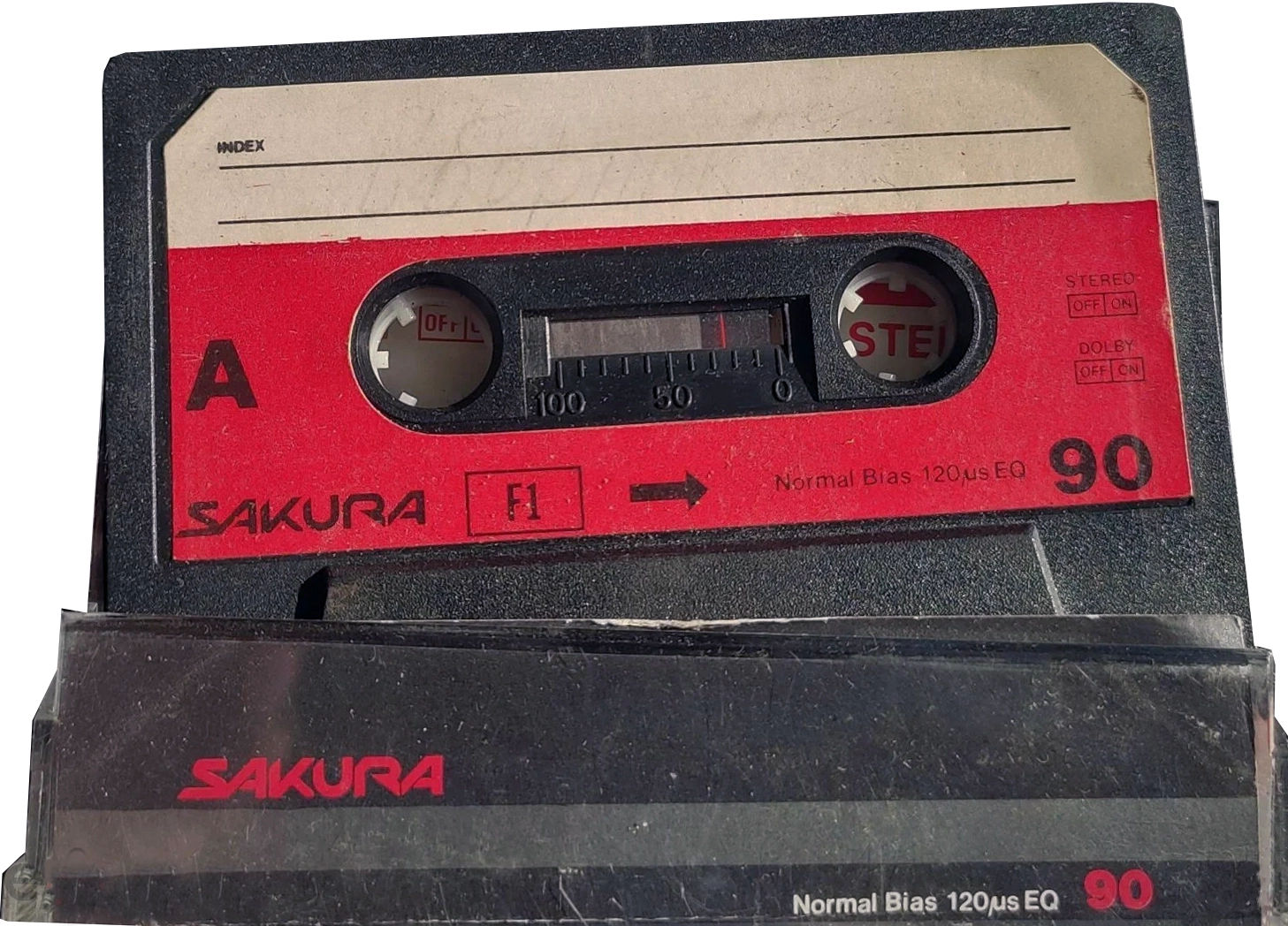 Compact Cassette Sakura F1 90 Type I Normal 1989 Italy