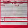 Compact Cassette Sakura F1 90 Type I Normal 1989 Italy