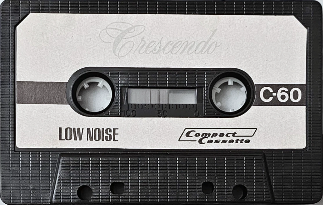 Compact Cassette Crescendo 60 Type I Normal 1981 Hong Kong