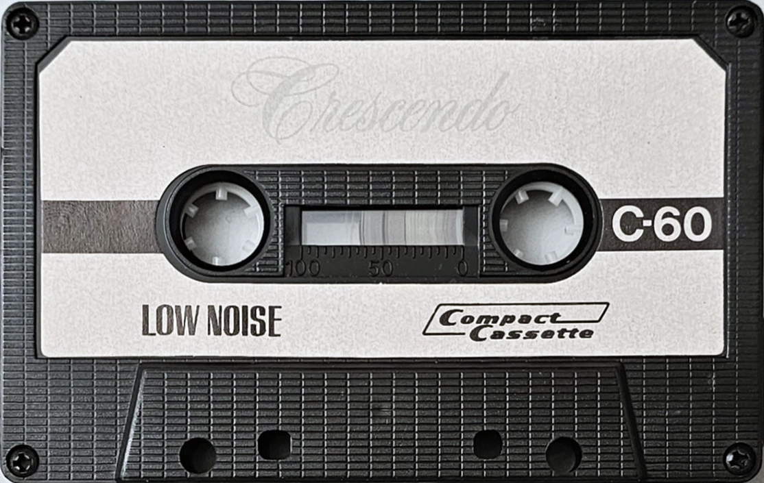 Compact Cassette Crescendo 60 Type I Normal 1981 Hong Kong