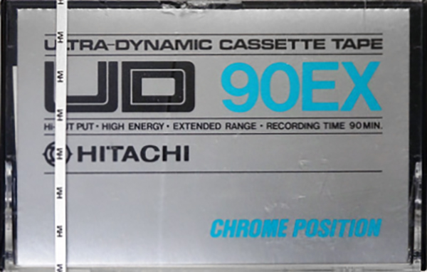 Compact Cassette Hitachi UD 90 "C90EX" Type II Chrome 1977 Japan