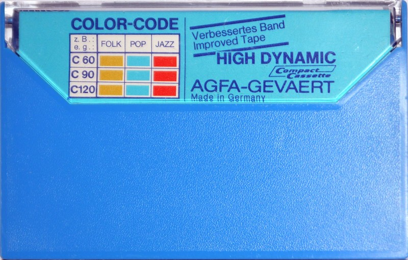Compact Cassette AGFA SUPER COLOR 60 Type I Normal 1975 Europe