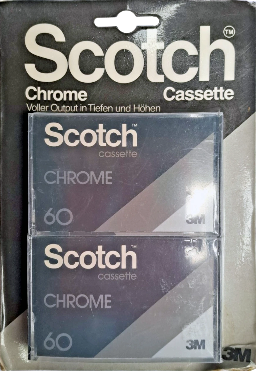 Blister Scotch Chrome 60 Type II Chrome 1981 Germany