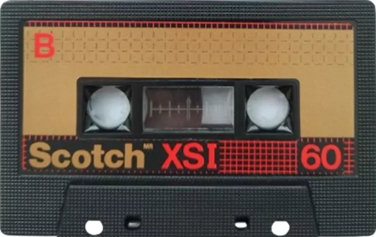 Compact Cassette Scotch XS I 60 Type I Normal 1982 Brazil