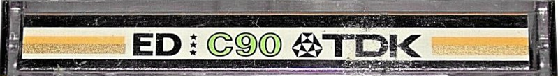 Compact Cassette TDK ED 90 Type I Normal 1977 Europe, USA