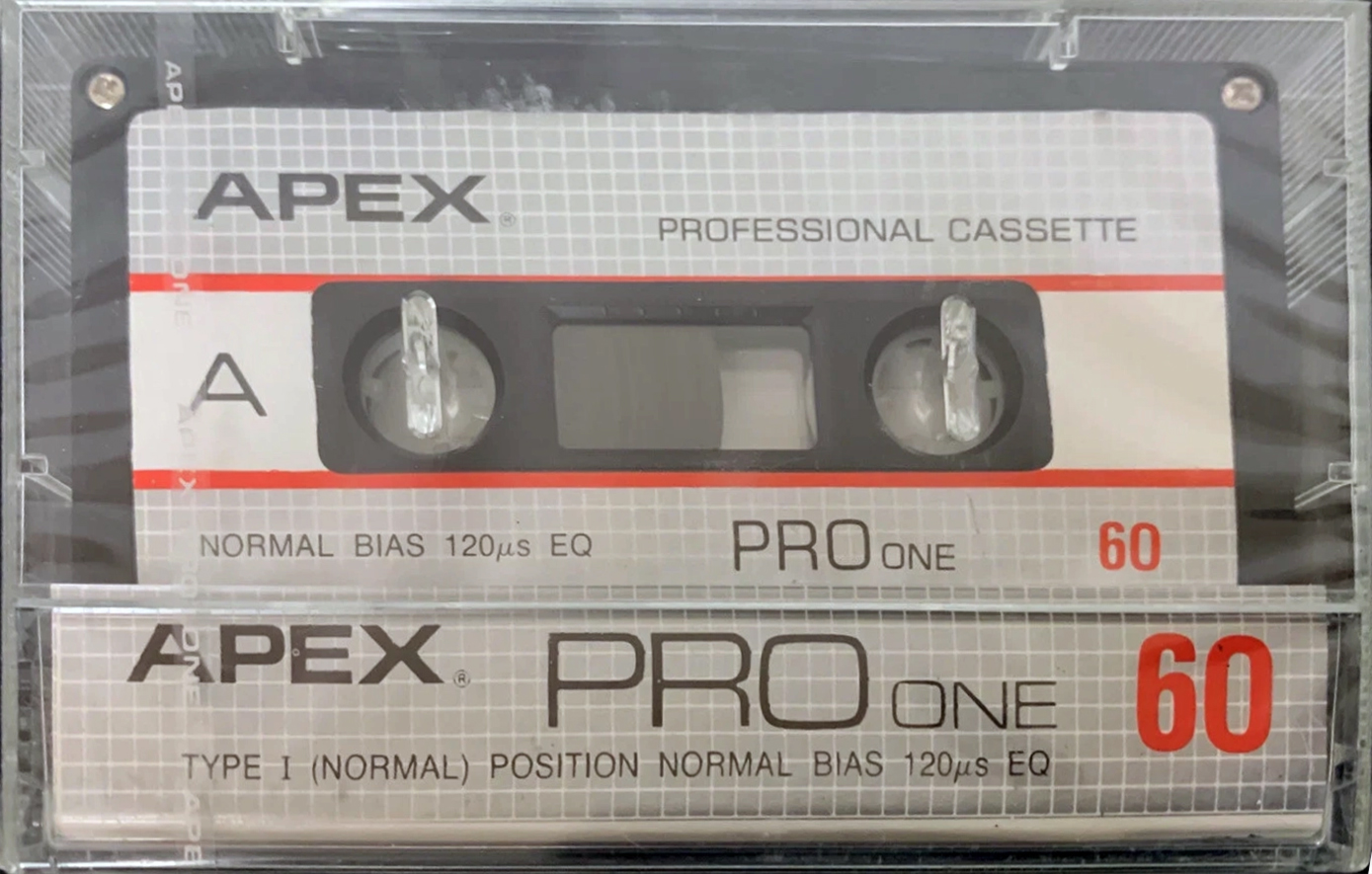 Compact Cassette Apex PRO One 60 Type I Normal 1980 Unknown Country