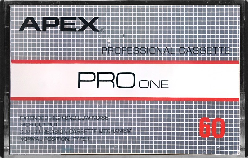 Compact Cassette Apex PRO One 60 Type I Normal 1980 Unknown Country