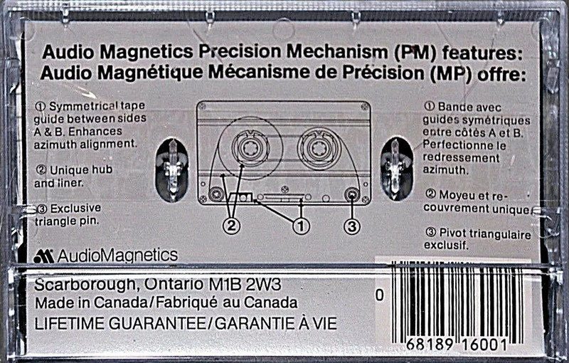 Compact Cassette:  Audio Magnetics - XHE-LN 60