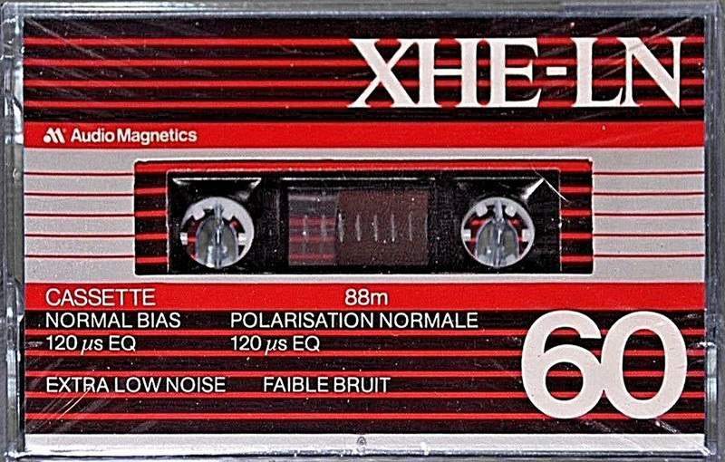 Compact Cassette:  Audio Magnetics - XHE-LN 60