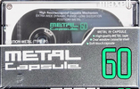 Compact Cassette Maxell Capsule Metal 60 Type IV Metal 1990 Europe