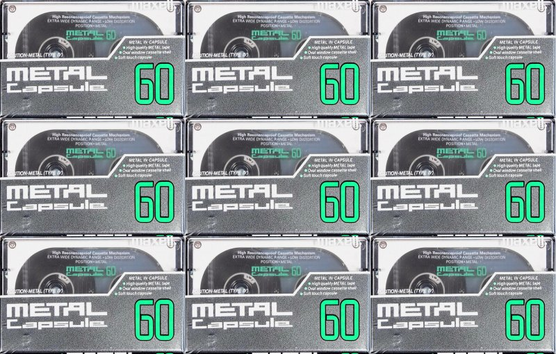 Compact Cassette: Maxell / Hitachi Maxell - Metal Capsule 60