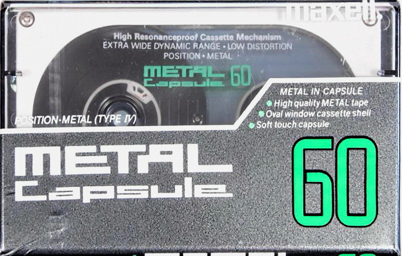 Compact Cassette: Maxell / Hitachi Maxell - Metal Capsule 60