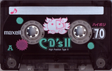 Compact Cassette Maxell CD`s II / CD`s 2 70 "CDS2-70J" Type II Chrome 1995 Japan