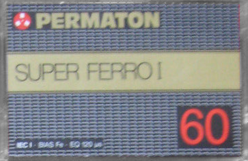 Compact Cassette Permaton Super Ferro I 60 Type I Normal 1984 Germany