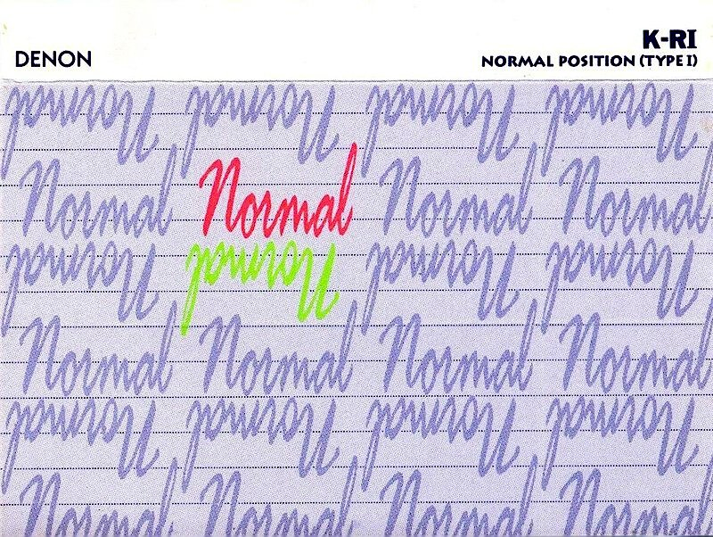 Compact Cassette Denon K-RI 70 Type I Normal 1993 Japan