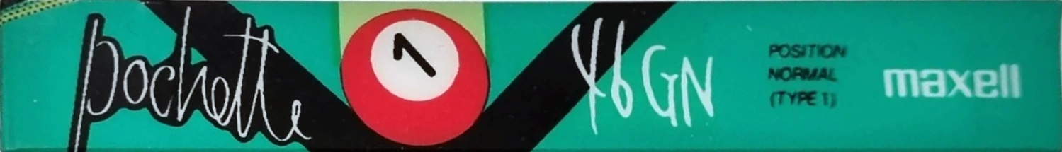 Compact Cassette Maxell Pochette 46 "PO-46GN" Type I Normal 1988 Japan