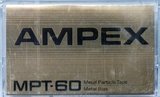 Compact Cassette Ampex MPT 60 Type IV Metal 1980 USA