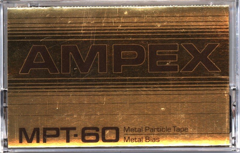 Compact Cassette Ampex MPT 60 Type IV Metal 1980 USA