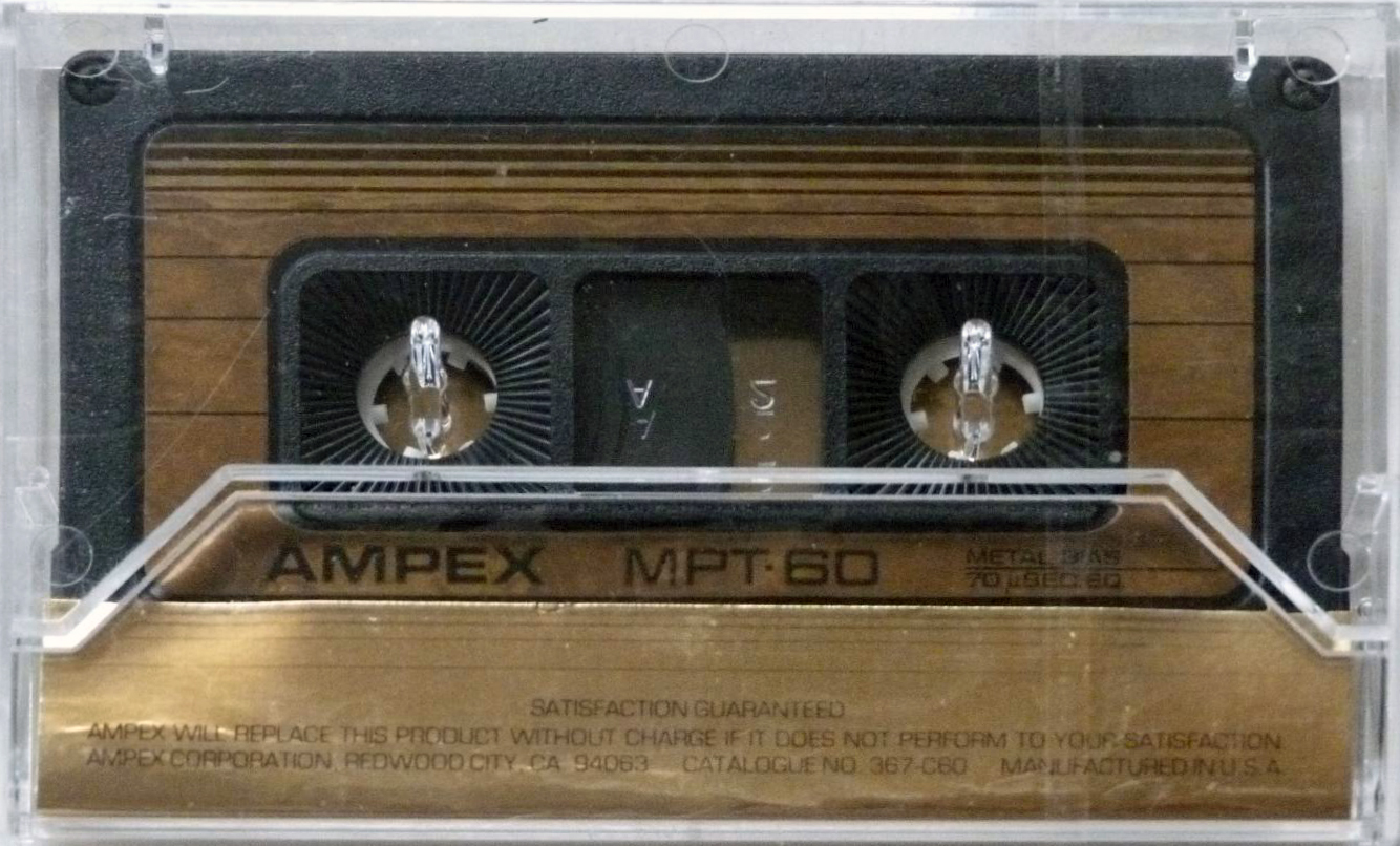 Compact Cassette Ampex MPT 60 Type IV Metal 1980 USA