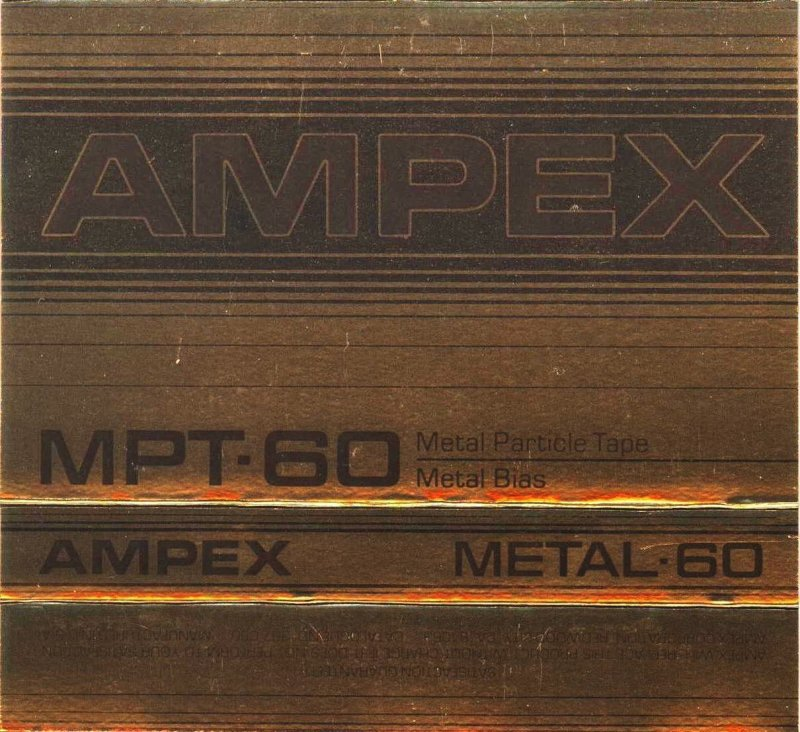 Compact Cassette:  Ampex - MPT 60