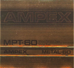 Compact Cassette Ampex MPT 60 Type IV Metal 1980 USA