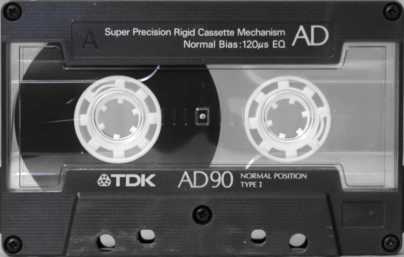 Compact Cassette TDK AD 90 "AD-90K" Type I Normal 1989 Japan