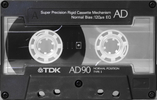 Compact Cassette TDK AD 90 "AD-90K" Type I Normal 1989 Japan