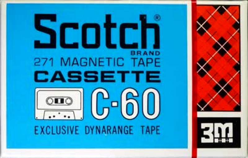 Compact Cassette Scotch 271 60 Type I Normal 1970 Japan